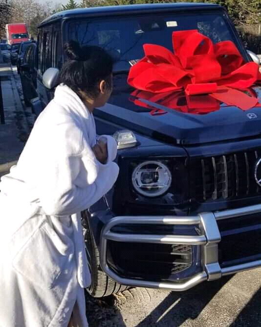 Cardi b gifts her younger sister a G wagon on her birthday 