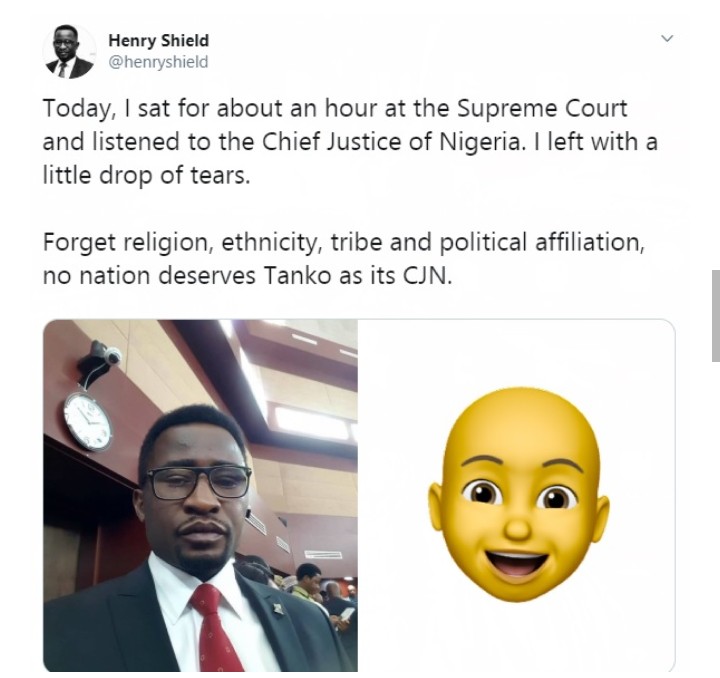 Chief Justice of Nigeria, Ibrahim Tanko Muhammad Nigerian Man Tweeter 