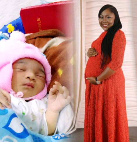 Nigerian lady gives birth after 3 months