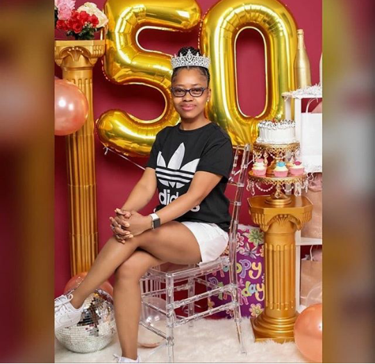 50 year old lady stuns with youthful look on her birthday