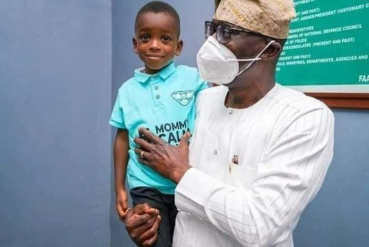 Mummy Calm Down boy meets with Lagos state governor 