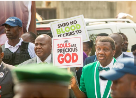 Adeboye endorses the #EndSars protest 