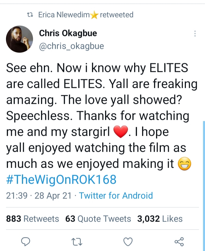 Chris okagbue erica elites