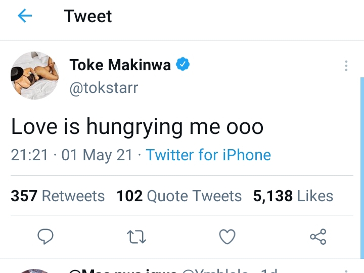 Toke Makinwa 