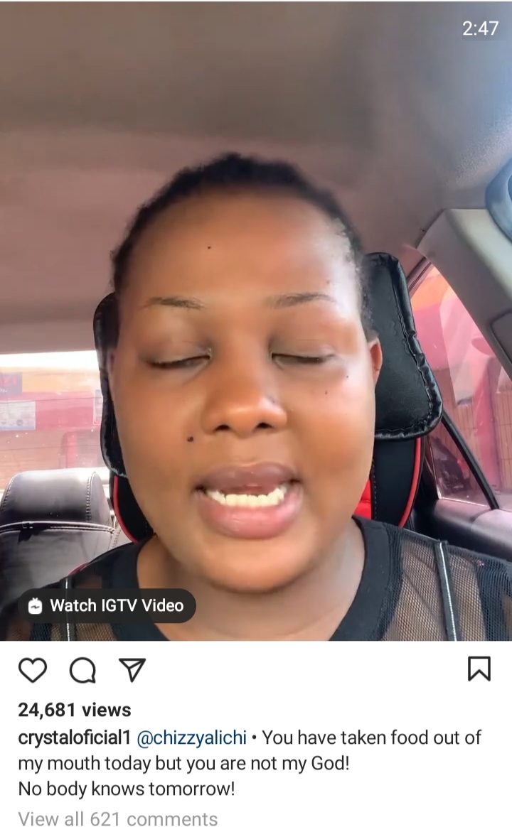 Crystal Okoye calls out Chizzy Alichi 