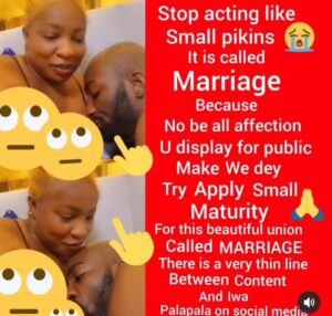 "Stop Acting Like Small Pikin, Even Regina Daniels Is More Matured"- Uche Maduagwu & Other Fans Slam Anita Joseph After She Shared A VIDEO Of Her Husband Grabbing & Kissing Her B*obs