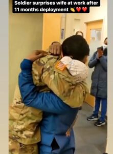 Nigerian Soldier Returns To His Wife 11 Months After Deployment 