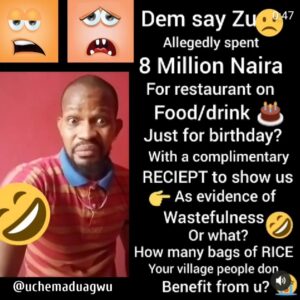 "How Many Bags Of Rice Has Your Village People Benefited From You, EFCC Should Invite You"- Uche Maduagwu Tells Zubby Michael 