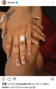"I Said YES"- Beauty Entrepreneur, Diiadem Announces Her Engagement (PHOTOS)