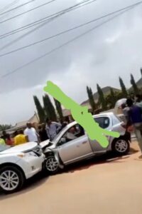 Davido's PA, Israel Involved In Accident, Crashes New Car, Casualties Recorded (VIDEO/Photos)
