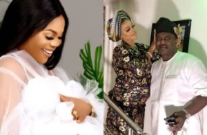 Actress Mercy Aigbe's Ex-husband Welcomes A Baby Girl With His New Wife (photos)