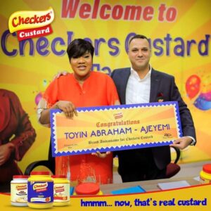 "Thanks For Always Supporting Me & Pushing Me To Be Better"- Actress Toyin Abraham Tells Her Husband As She Becomes Brand Ambassador For Custard (Photos)