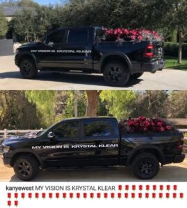 Kanye West Breaks Up With Julia Fox, Sends Estranged Wife, Kim Kardashian A Truck Load Of Flowers For Valentine (Photos)