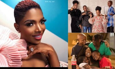 “My daughters are blessed to have amazing big brothers” – Actress, Annie Idibia gushes over her husband’s sons, Nino and Zion