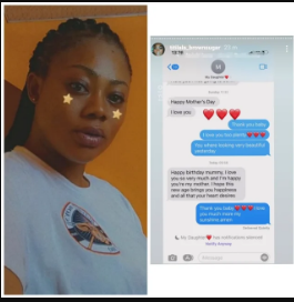 “My sunshine” - BBnaija’s Angel’s excited as she shares chat with her daughter on her birthday