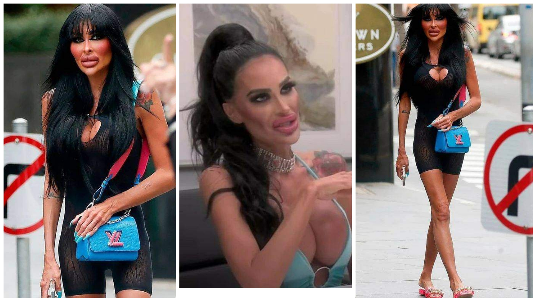 Plastic Surgery Queen' show off extreme look after