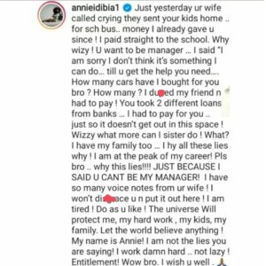 “Some family can be your worst enemy” - Annie Idibia and 2face reacts as the actress’ brother makes strong allegation against her
