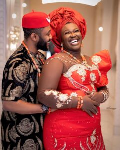 Comedienne Real Warri Pikin shares throwback photos as she celebrates 9th wedding anniversary with husband