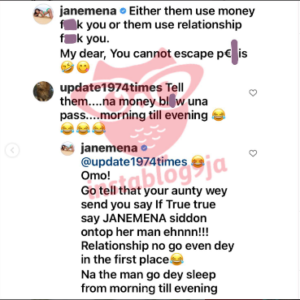 Men use money and relationship to get into your p@nt - Janemena threw a shade at Tonto Dikeh, she reacts