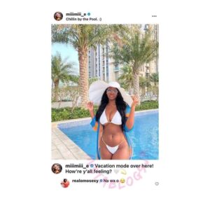 Actress, Omotola Jalade-Ekeinde reacts to her daughter's bikini photos