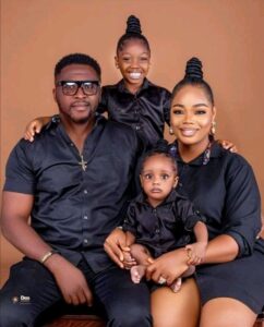 "It's such a blessing having you in my life"- Actor, Onny Michael pens lovely message to wife as they celebrate 8th wedding anniversary (Photos)