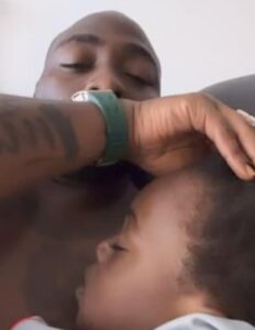 "My flesh n blood, automatic billionaire - Davido says as he spends quality time with son, Ifeanyi in his Banana Island mansion (Video)