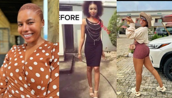 “She did body joor” – Netizens reacts to Nancy Isime’s transformation video