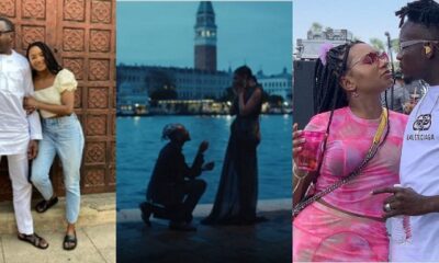 “Somebody is taking My Baby”- Billionaire, Femi Otedola reacts after Mr Eazi engaged this Daughter, Temi