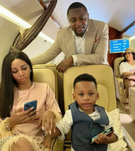 “Thank you for all you are doing for our son” – Ubi Franklin celebrates third babymama, Siyo on her birthday (Photos)