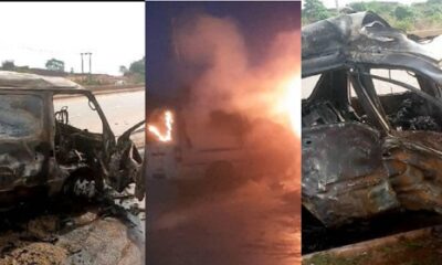Two Reverend Sisters, three others burnt to ashes in a ghastly Motor accident in Anambra state
