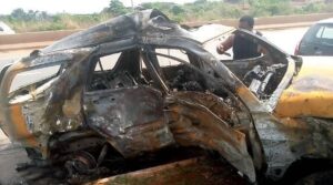 Two Reverend Sisters, three others burnt to ashes in a ghastly Motor accident in Anambra state
