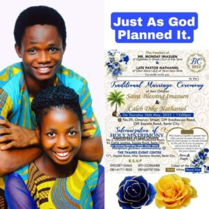 Young Nigerian Pastor and his Fiancée set to wed in Edo (Photos)