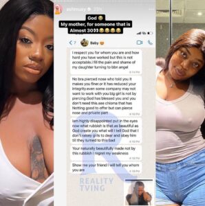 “Your mama no see the puff puffway you carry for your yansh” - Angel’s mom slams Ashmusy after her mom called Angel a “disgrace”