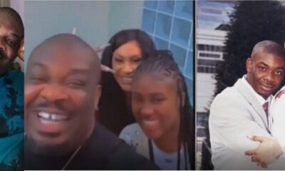 Don Jazzy reunites with ex-wife in Lagos after 19 years (video)