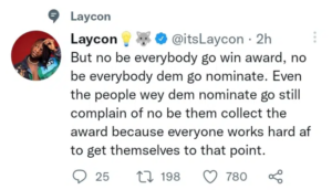 “I want to be recognized at Headies Award for what I’ve done. Remember say na passion first of all” - BBNaija’s Laycon to organizers