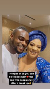 “The type of Ex you can be friends with; the one who keeps shut after a break up” – Nkechi Blessing mocks her ex, Opeyemi as he shares photo of her other ex, Mike
