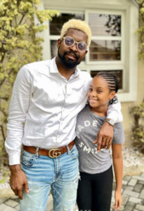 "I need to get myself a Nucl3ar B0mb, Parents warn your sons" - Comedian Basketmouth says as he Celebrates Daughter's Birthday (Photos)