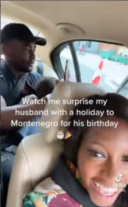  “He had no idea” - Khafi gives husband, Gedoni a surprise holiday to Europe to celebrate his birthday (Video)