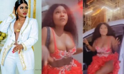 “She Would Have Saved It For Calabar Carnival 2022”- Destiny Etiko Ridiculed Over Her Choice Of Outfit To A Friend’s Party (Video)