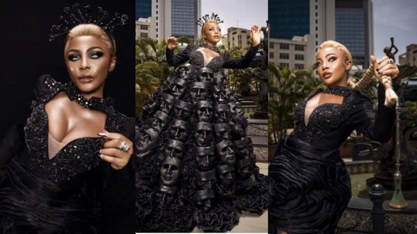 “Stay Away.Broke A$S” – BBNaija’s Ifu Ennada Sends Strong Warning To Netizens Criticizing Her Outfit To AMVCA