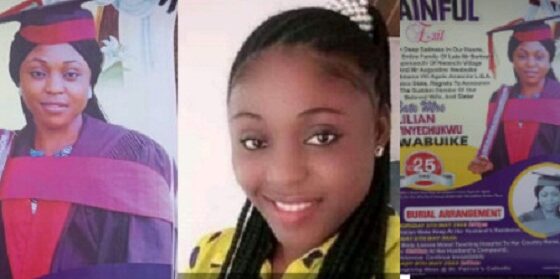 Stray bullet k!lls 25-year-old bride-to-be as soldiers engage gunmen in a gun b@ttle in Anambra