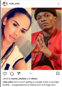 Wizkid And His 3rd Baby Mama, Jada P Allegedly Expecting Their Second Child Together
