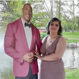 “You Were The Best Prom Date EVER” - Dwayne Johnson Shares Photos Of Fan Who Took A Cardboard Cutout Of Him To Her Prom