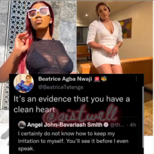 “You have a clean heart” - BBnaija's Beatrice pens heartwarming message to Angel Smith
