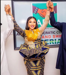 “I Have Never Failed In Leadership” – Actress,Tonto Dikeh Defends Political Career (Video)
