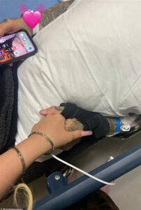 Travis Barker hospitalised for ‘pancreatitis triggered by colonoscopy’
