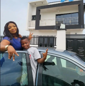 Laide Bakare Showers Praises On 13-Year-Old Daughter As She Gifts Younger Brother Mercedes Benz As Birthday Gift (Video)