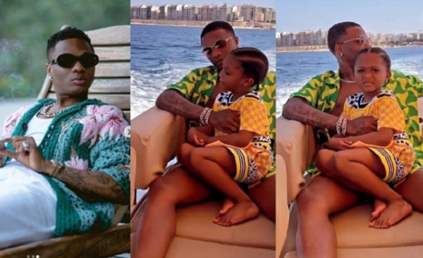 “Let Your Other Kids Feel Your Love Too” Wizkid Dragged As He Vacations In Style With Third Son, Zion