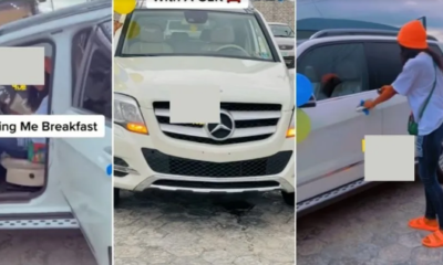 Man Apologizes To Girlfriend With An Expensive Benz After He Had Initially Served Her Breakfast (Video)