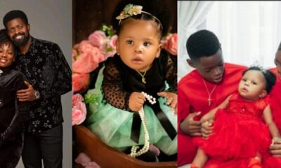 “The Child I Cried Endlessly For” – Basketmouth And Wife, Elsie Celebrates Daughter on her first birthday (Photos)